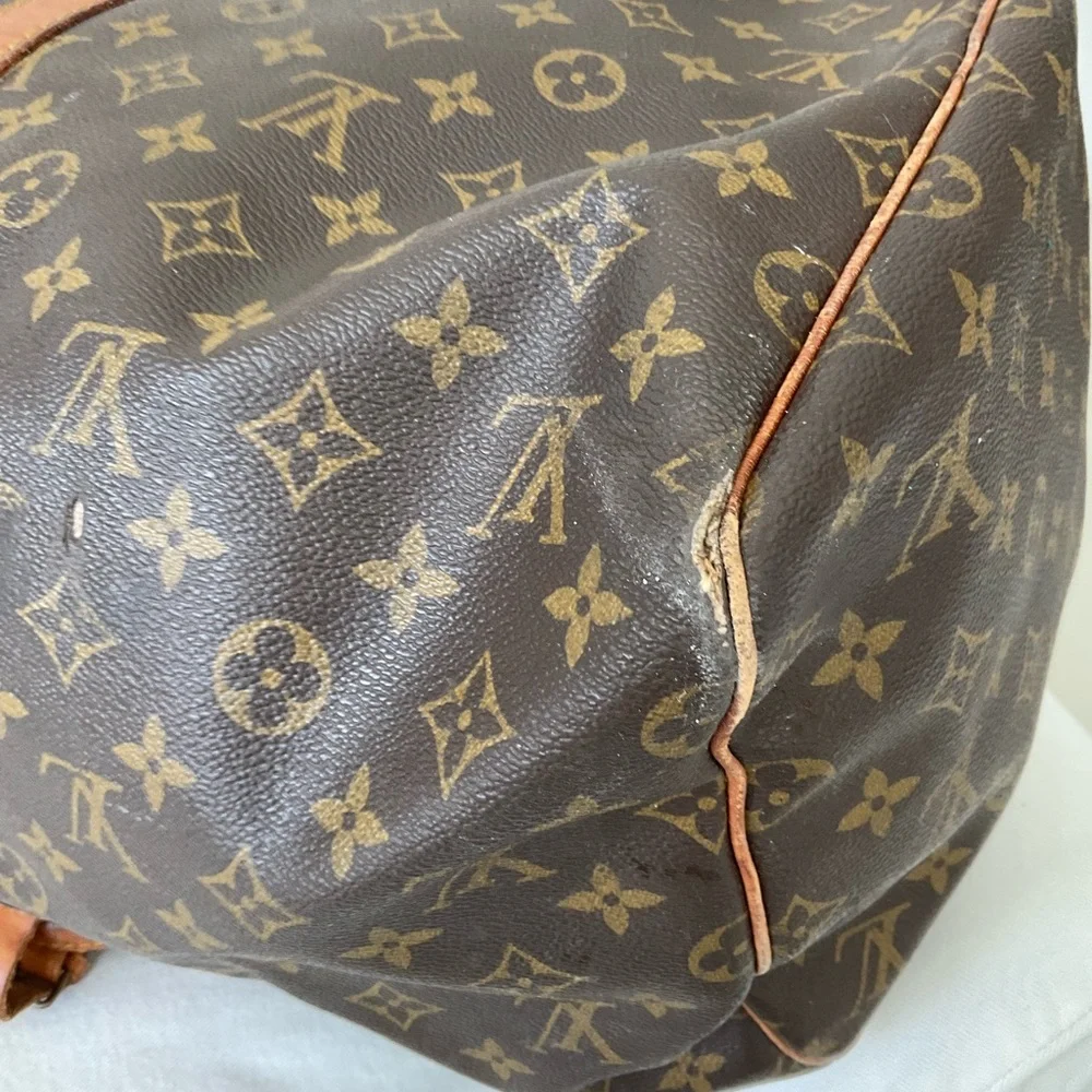 Authentic Louis Vuitton Keepall 55 Monogram Duffle Travel Bag Vintage